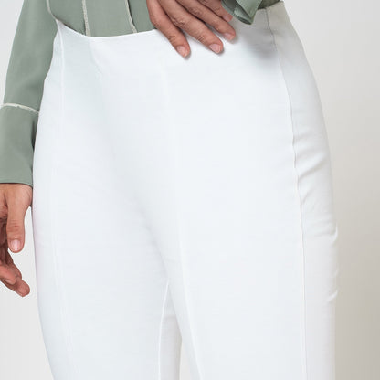 White Lycra Pant