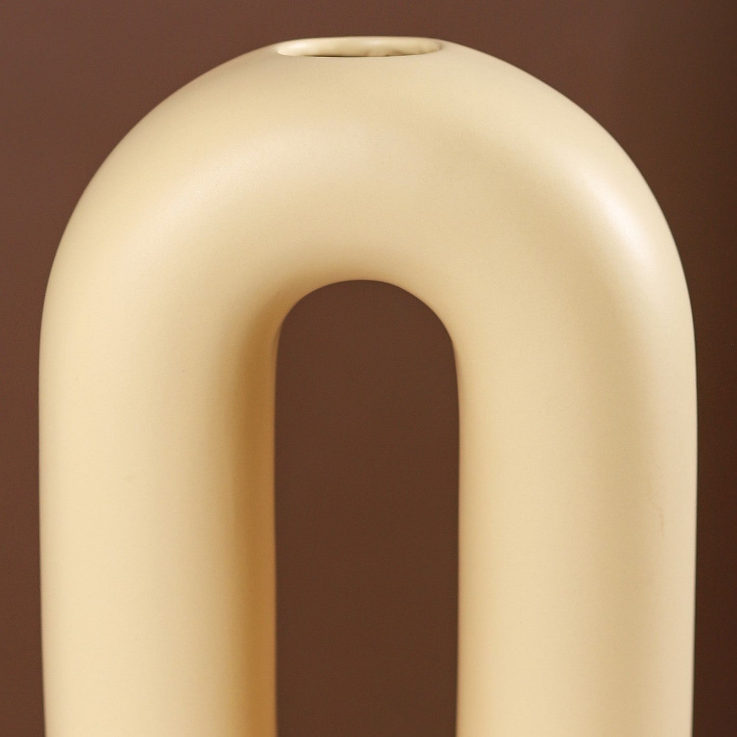Capsule Donut Vase Pastel Yellow