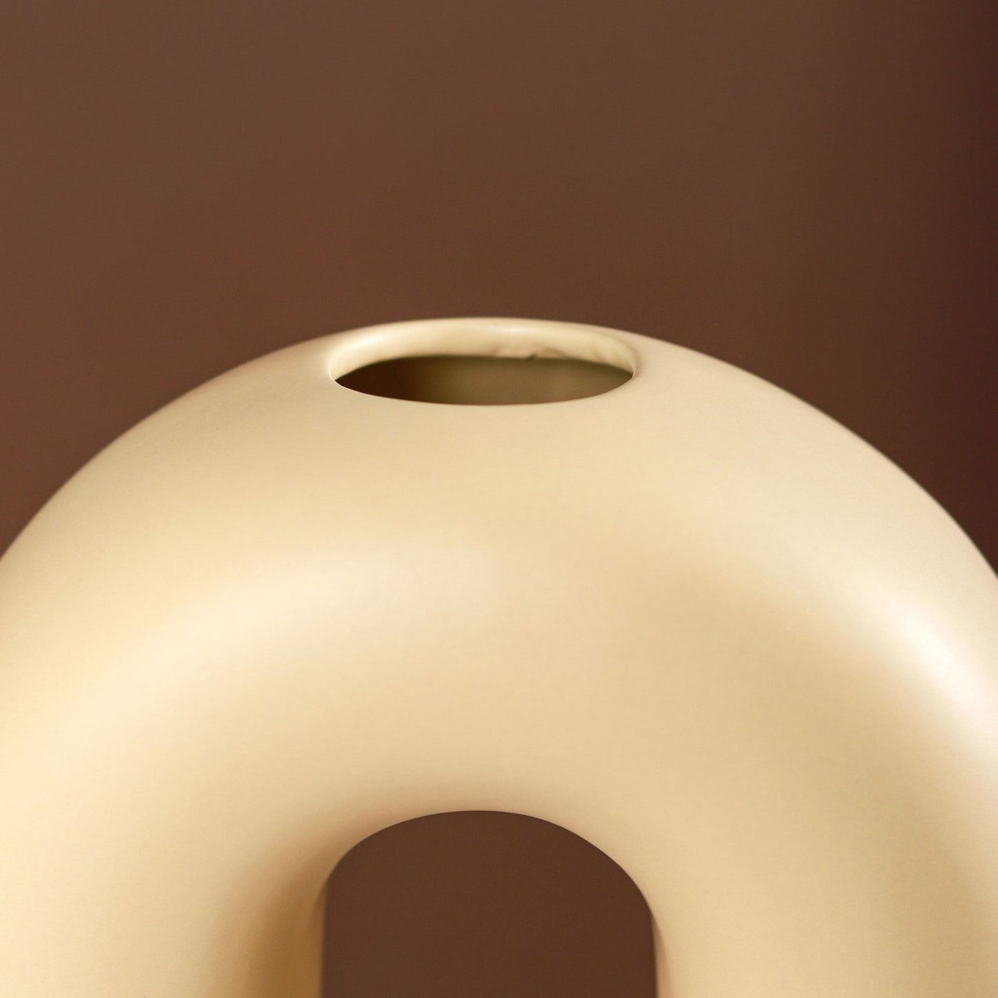 Capsule Donut Vase Pastel Yellow