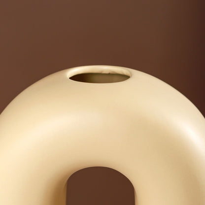 Capsule Donut Vase Pastel Yellow