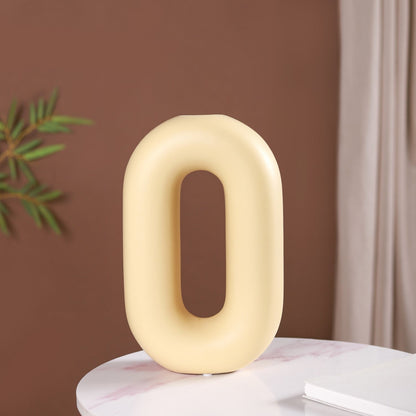 Capsule Donut Vase Pastel Yellow