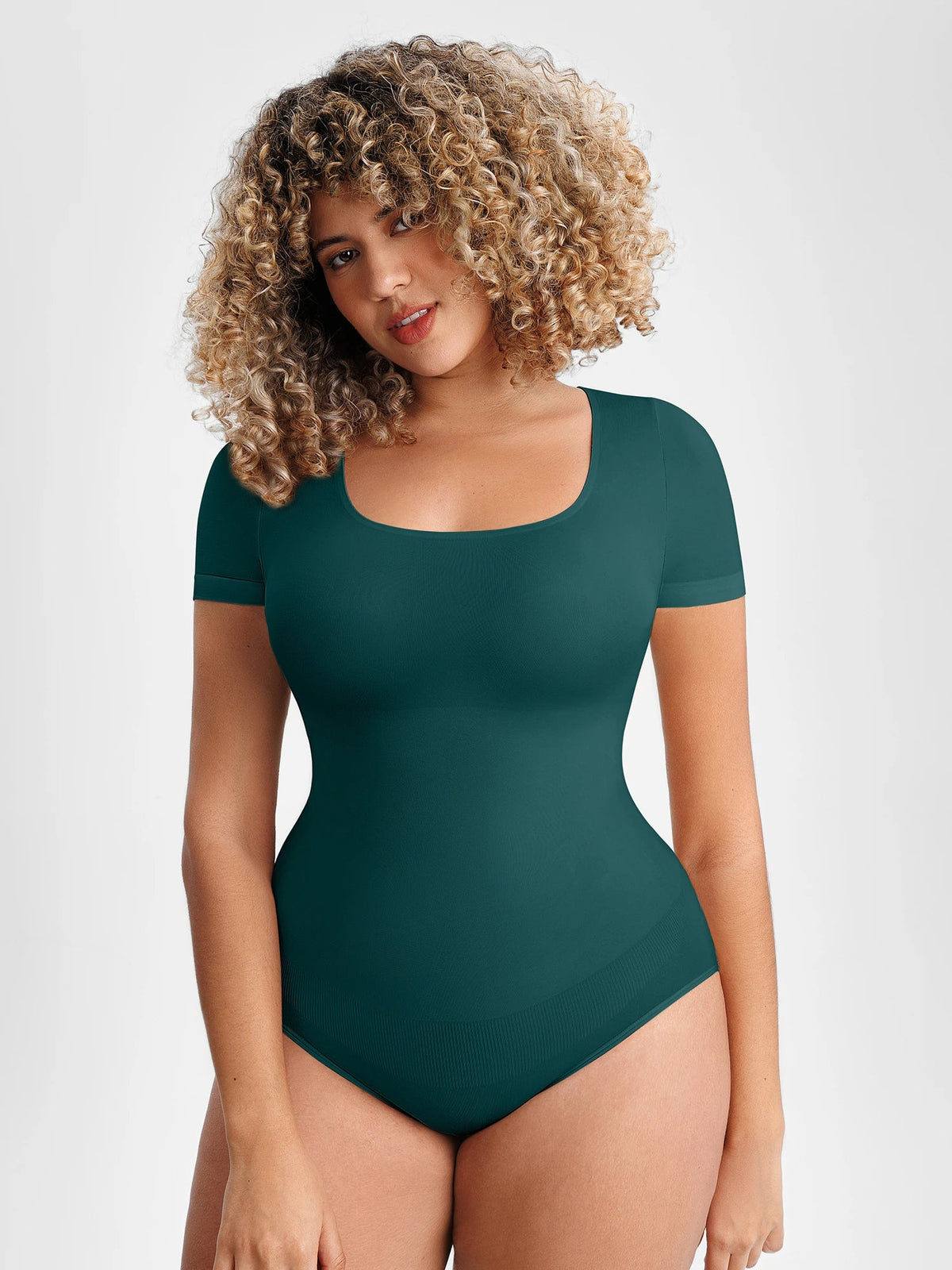 Seamless Shapewear Bodysuit for Women – Tummy Control, Snap Closure, Second Skin Comfort