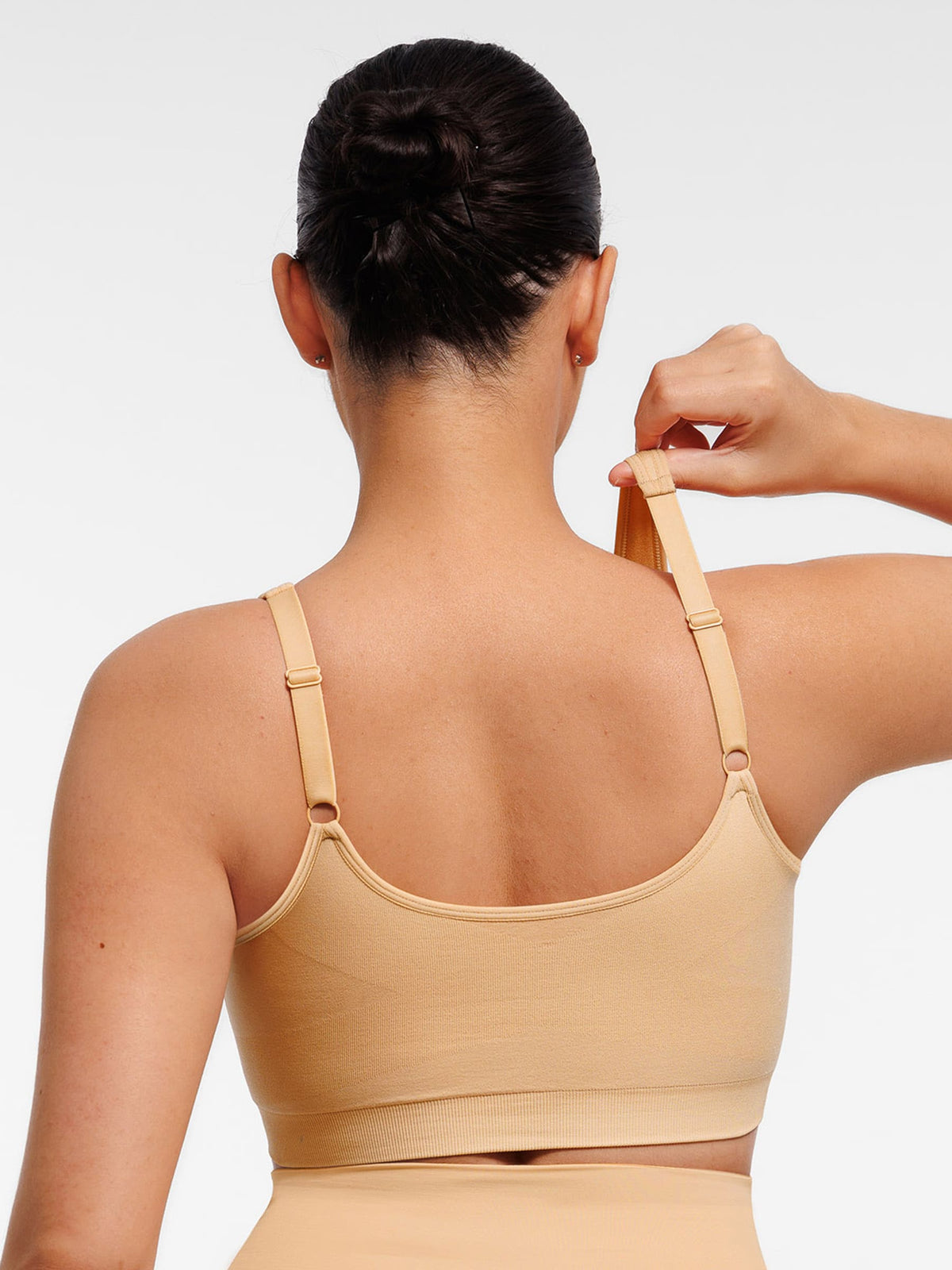 Seamless Front-Opening Zipper Bra
