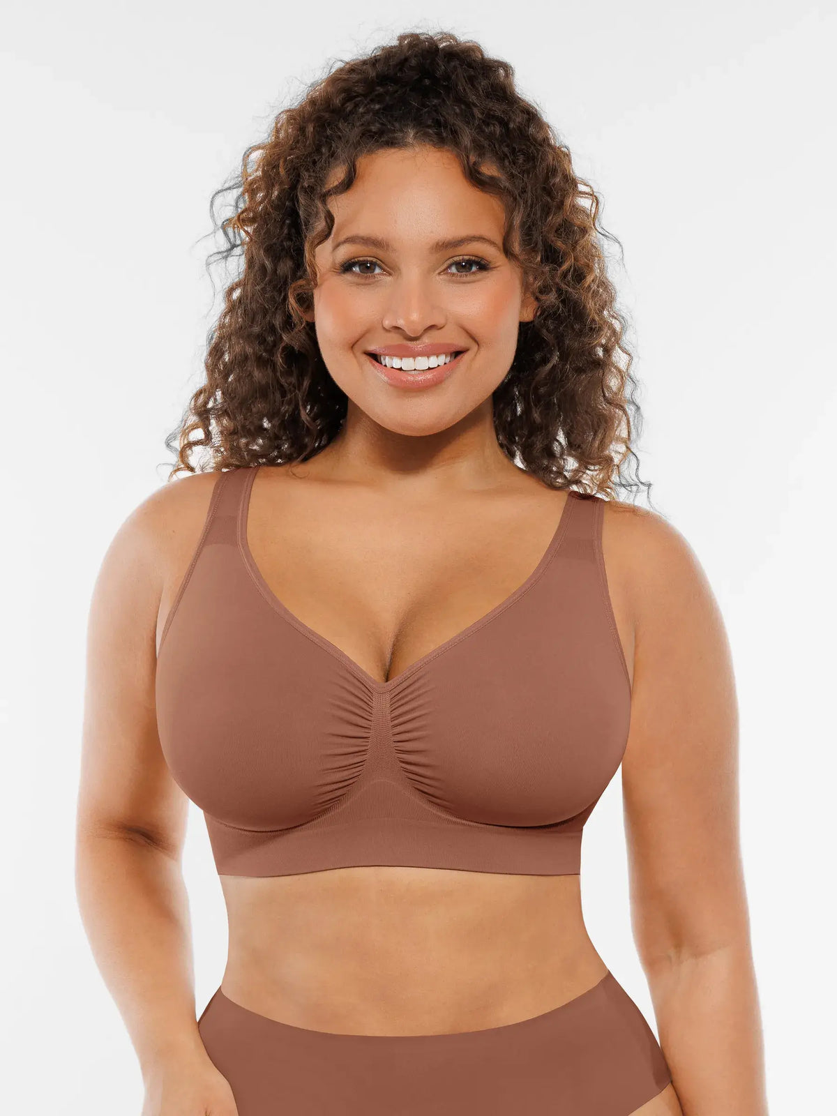 Seamless No Underwire Full Coverage Bra