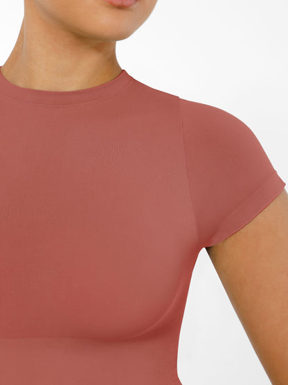 Seamless Ultra-Soft Crew Neck Bodysuit