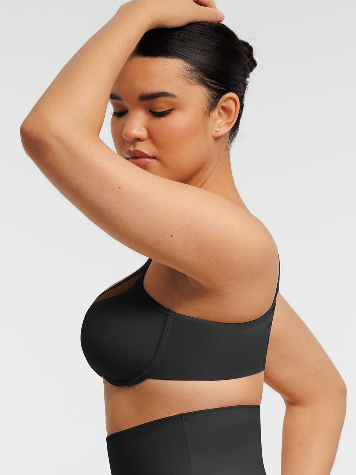 Sheer Mesh Full Coverage Unpadded Underwire Bra