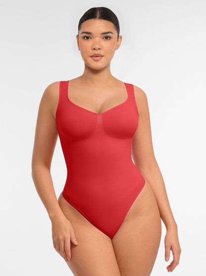 Tummy Control Seamless Wide Strap Bodysuit