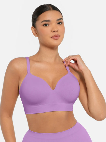 Wireless Push-Up Seamless Comfort Full Coverage Bra