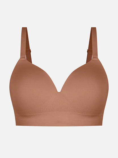 Wireless Push-Up Seamless Comfort Full Coverage Bra