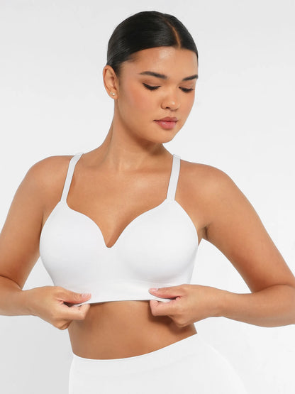 Wireless Push-Up Seamless Comfort Full Coverage Bra