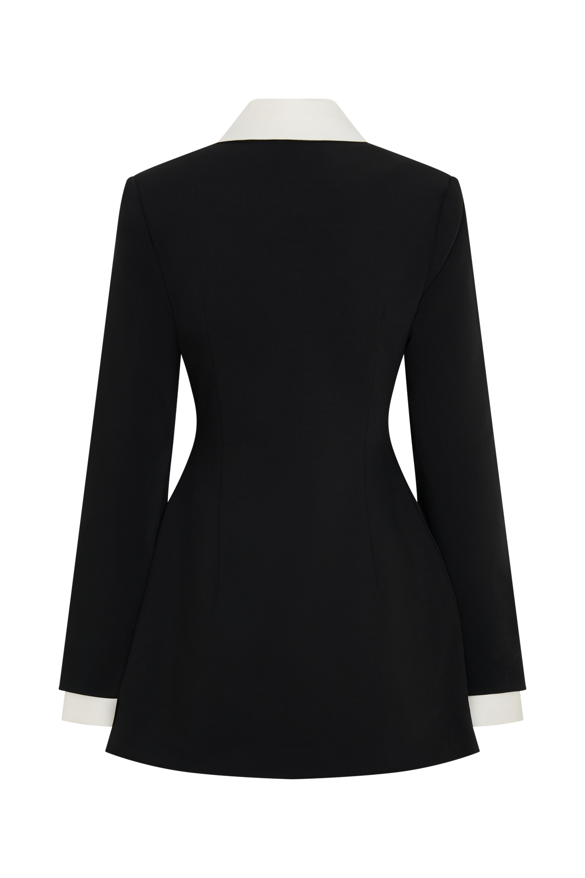 Gretchen Suiting Mini Dress - Black