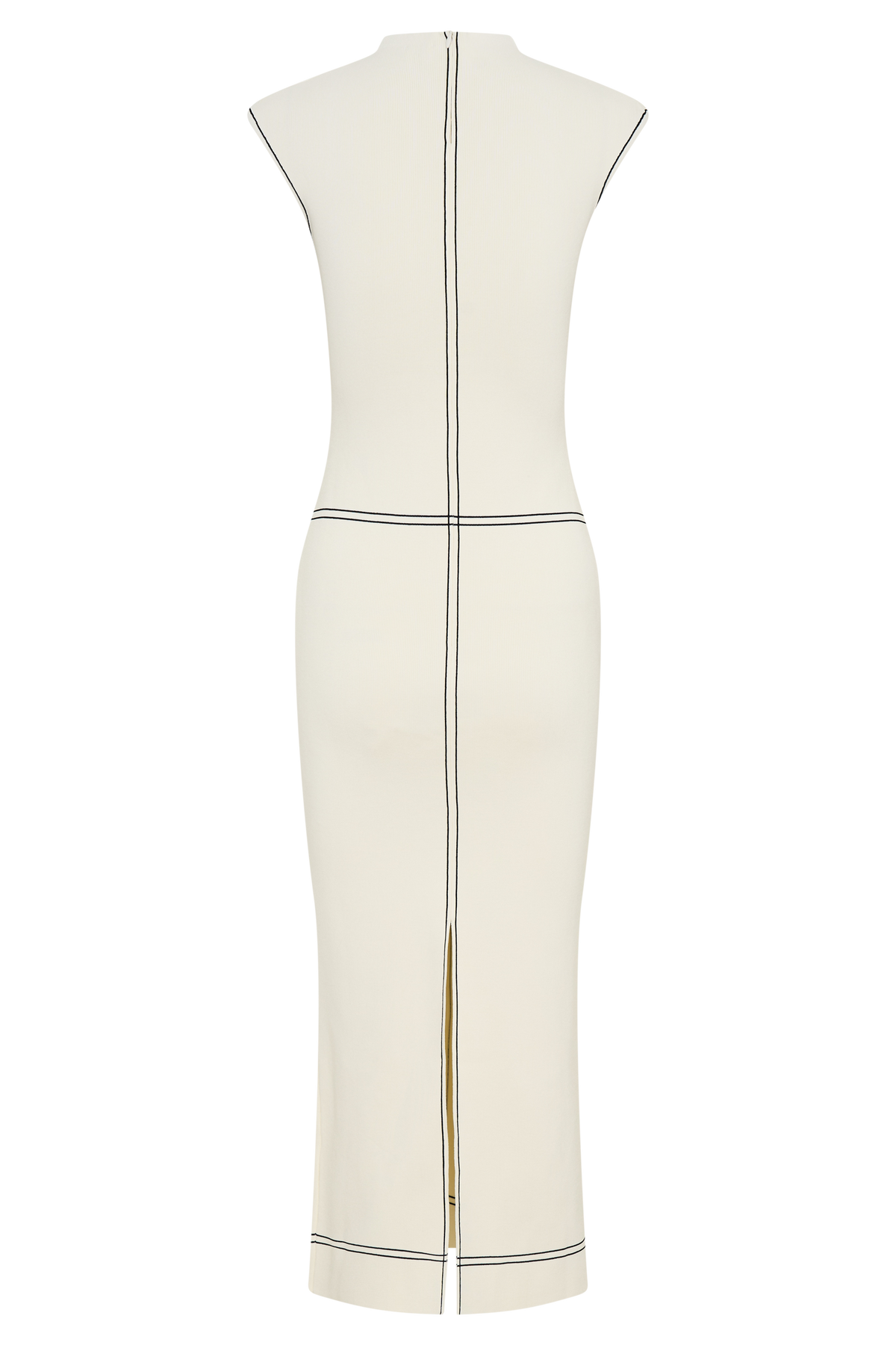 Malone Bandage Knit Midi Dress - Ivory