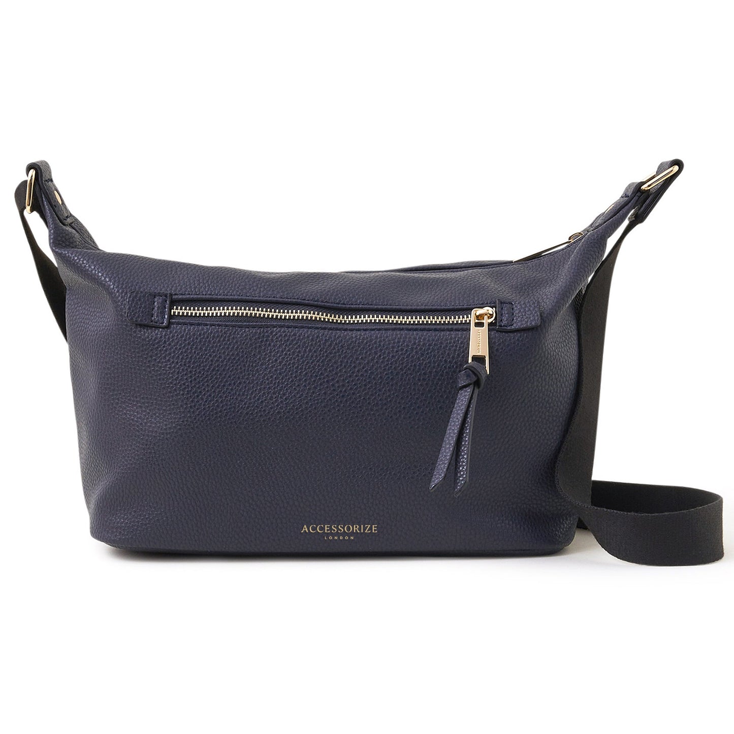 Women's Blue Slouchy Webbing Strap Bag