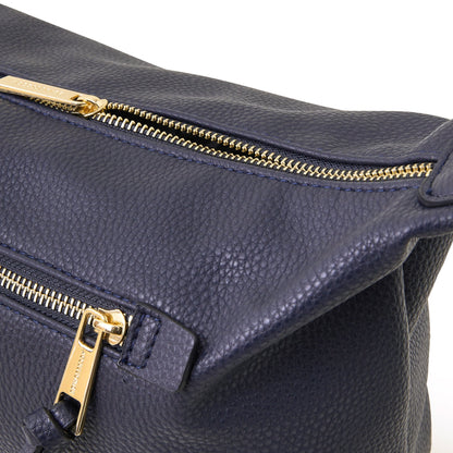 Women's Blue Slouchy Webbing Strap Bag