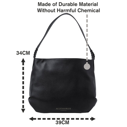Women's Black Shoulder Bag