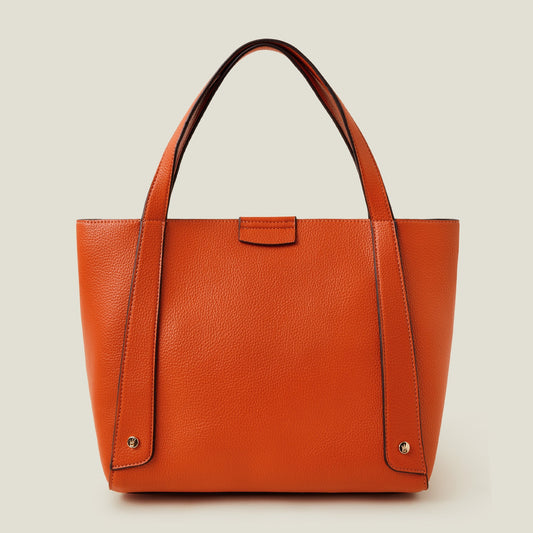 Women's Orange Evie Medium Handheld Bag