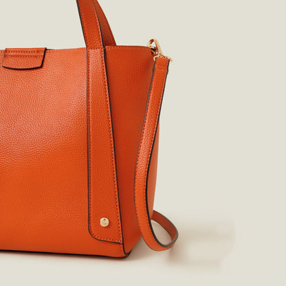 Women's Orange Evie Medium Handheld Bag