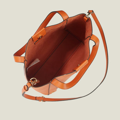 Women's Orange Evie Medium Handheld Bag