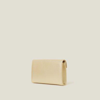 Metallic Envelope Clutch Bag-Gold