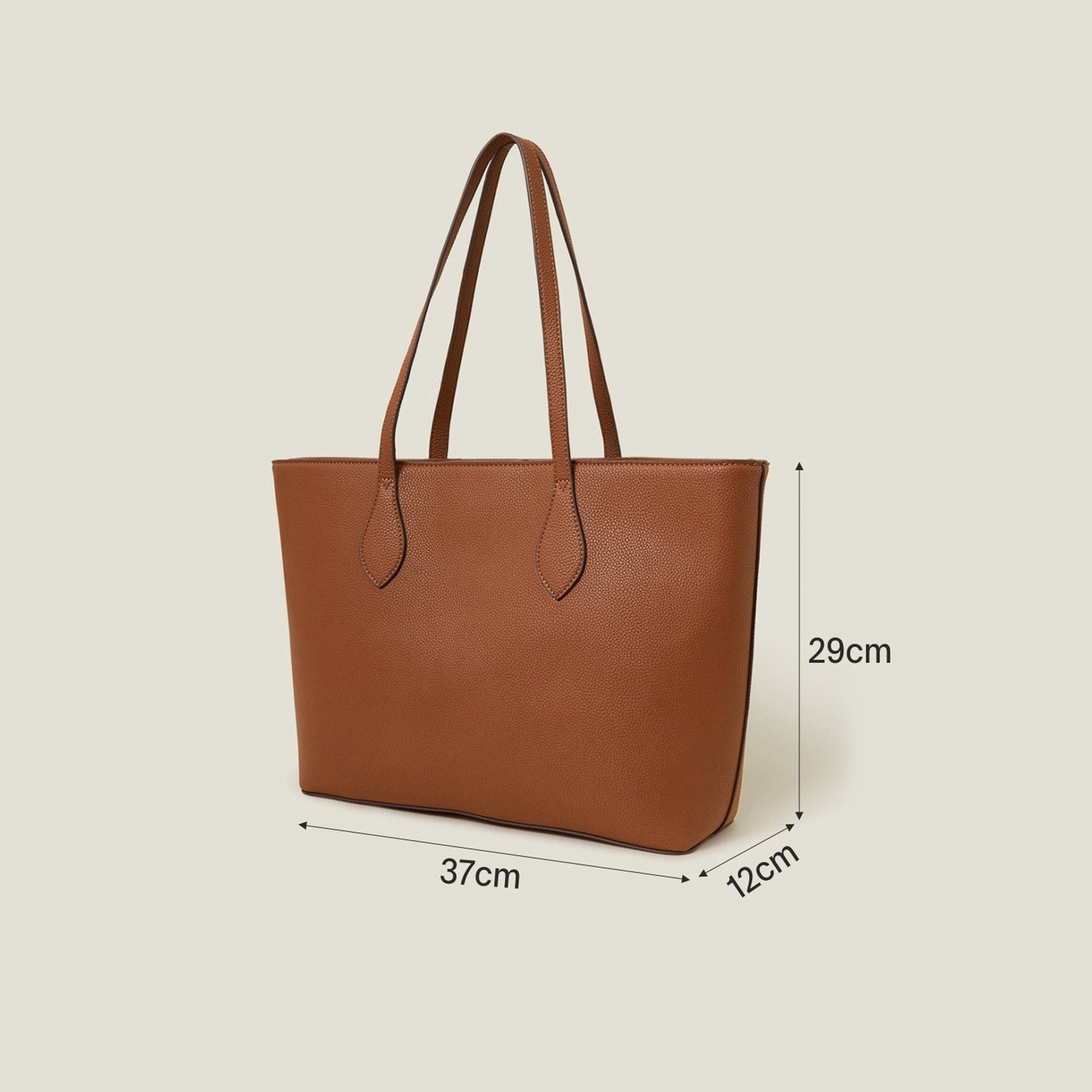 Brown Laptop Tote Bag