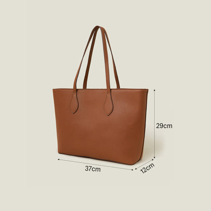 Brown Laptop Tote Bag