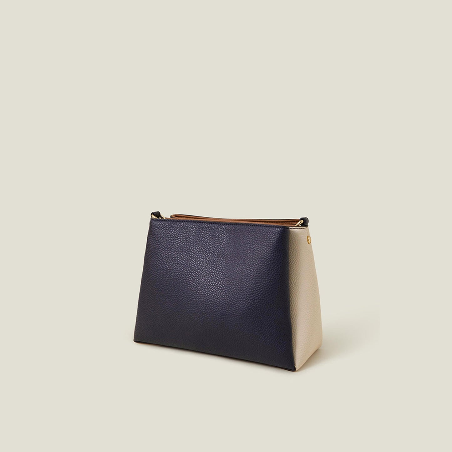 Colour Block Triple Compartment Sling Bag