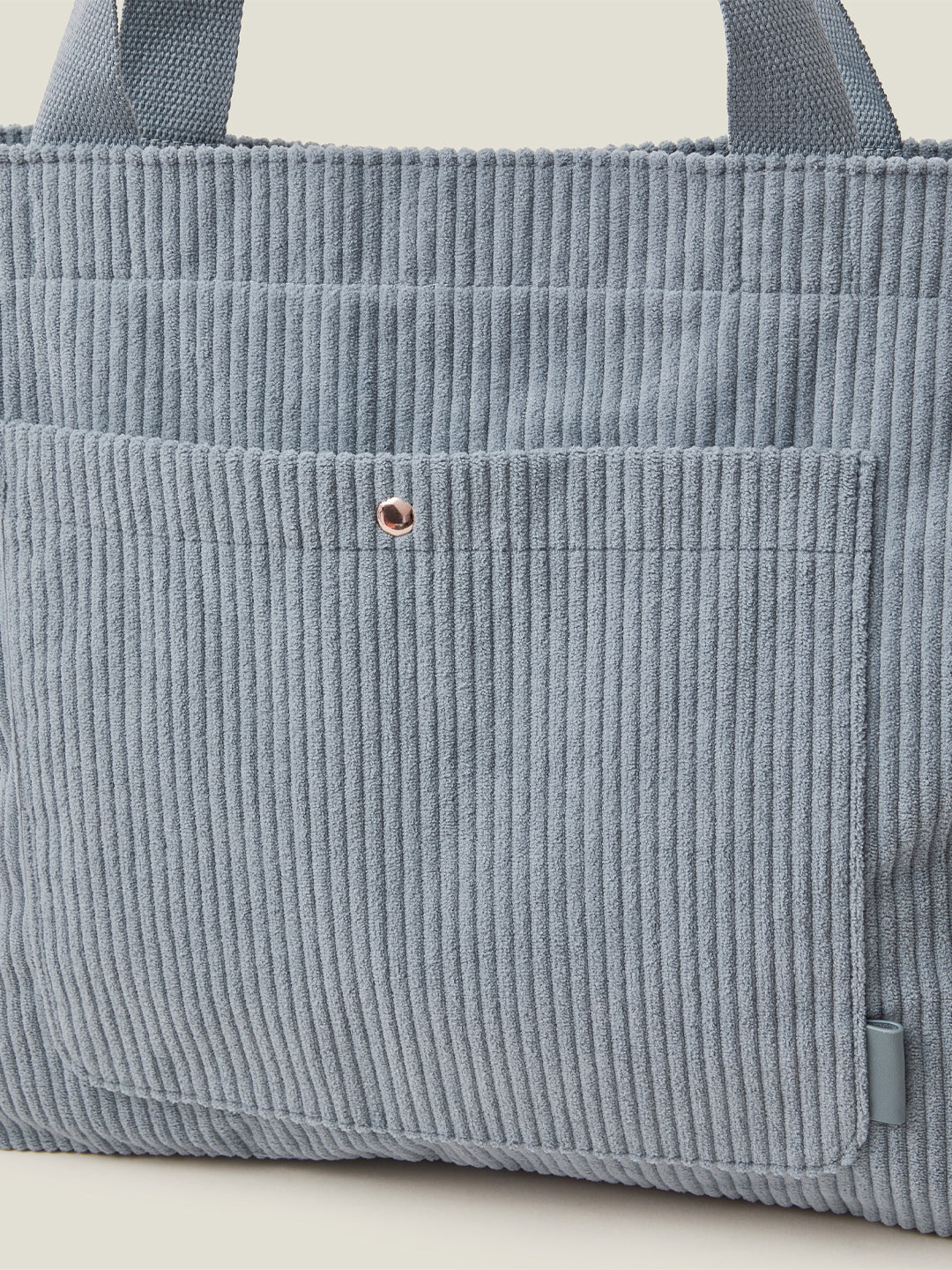 Corduroy Shopper Bag Blue