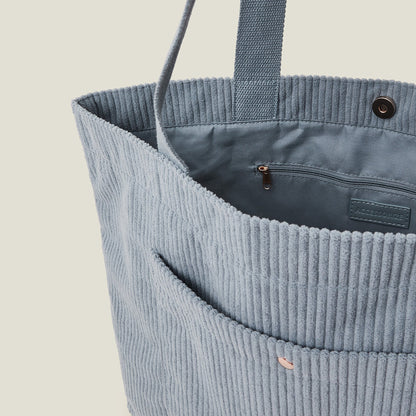 Corduroy Shopper Bag Blue