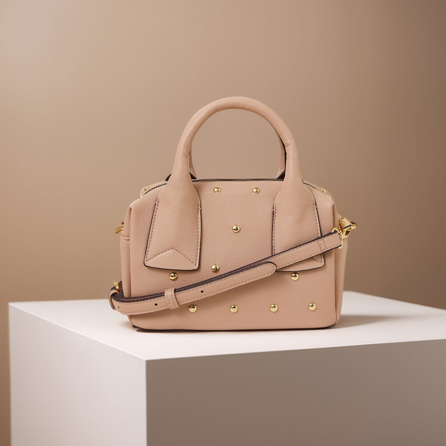 Pink Mini Stud Handbag