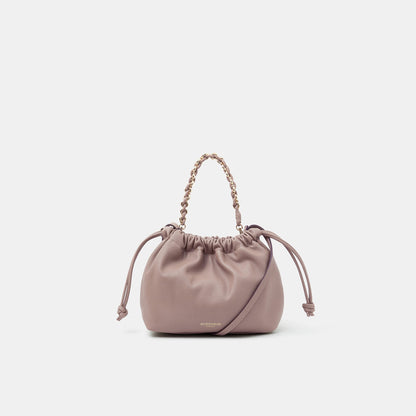 Pink Drawstring Sling Bag