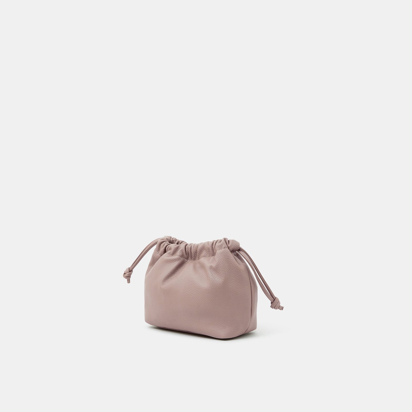 Pink Drawstring Sling Bag