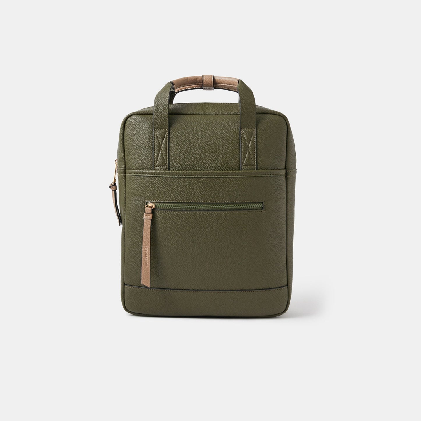 Green Backpack Top Handle Fits a 12x8 in laptop