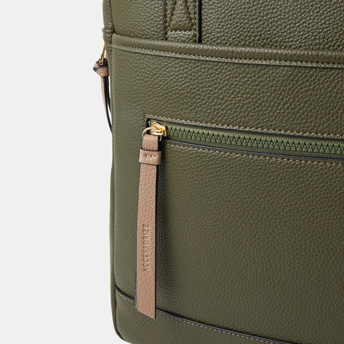 Green Backpack Top Handle Fits a 12x8 in laptop