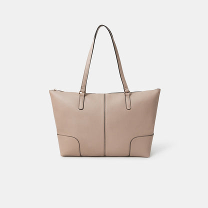 Pink Plain Tote Bag