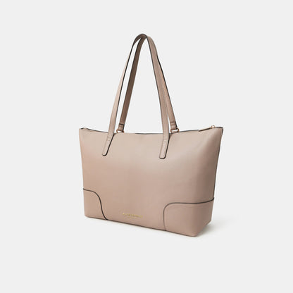 Pink Plain Tote Bag