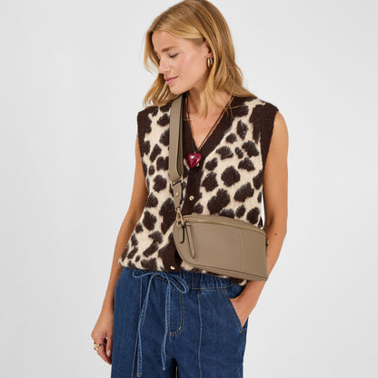 Cream Sling Bumbag