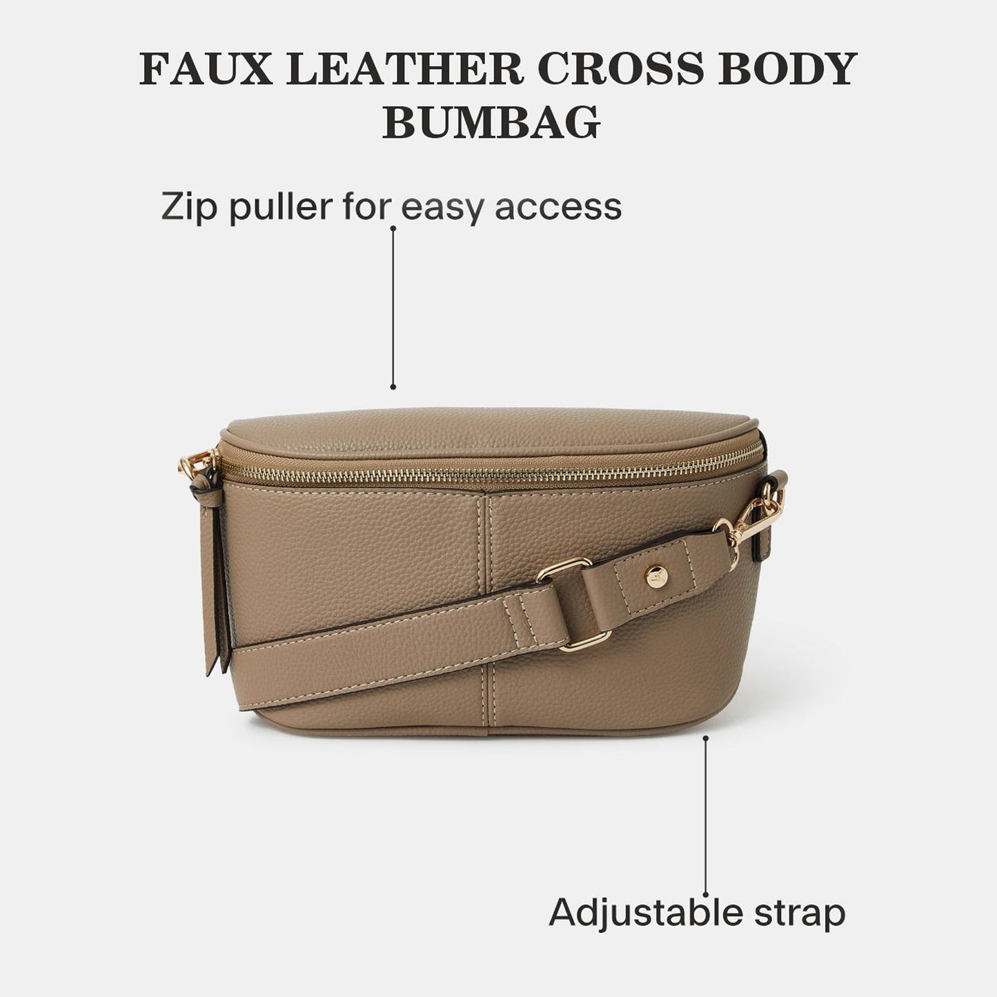Cream Sling Bumbag