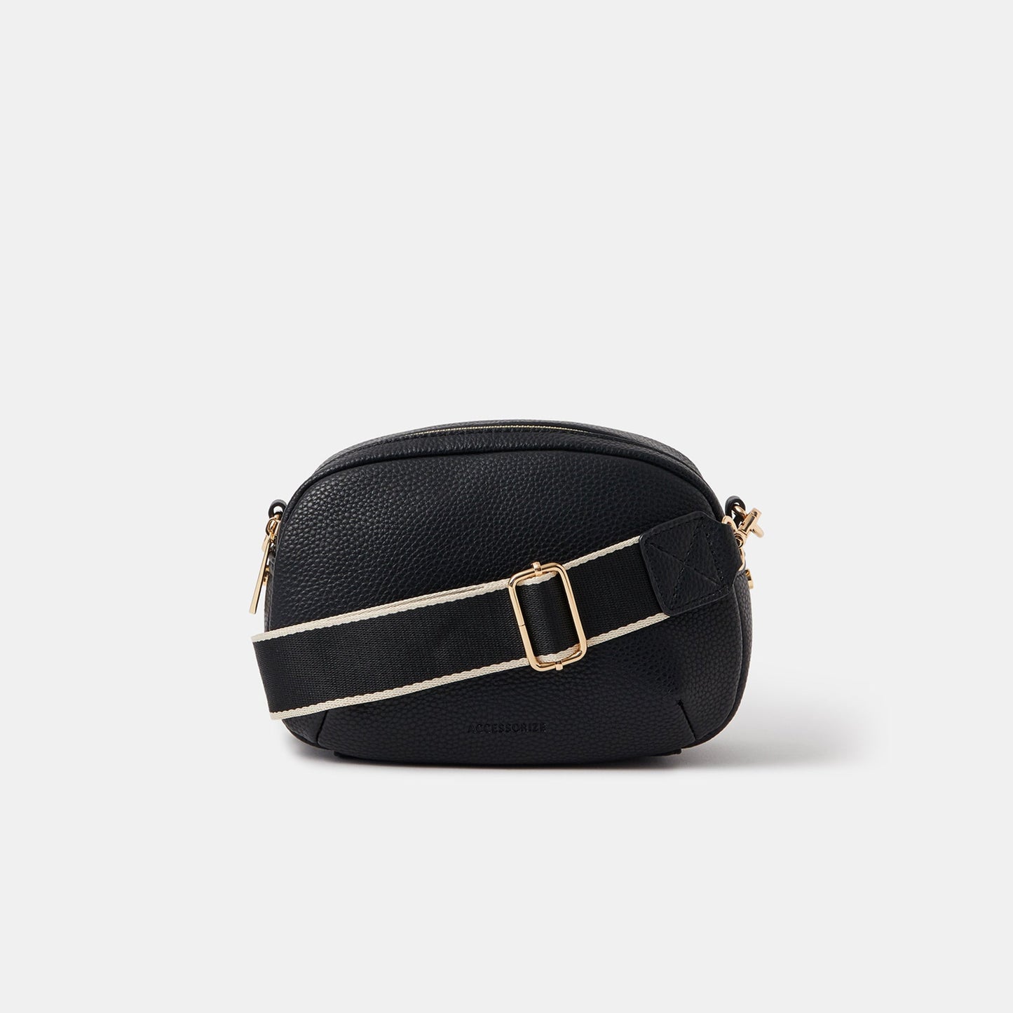 Black Webbing Strap Small Sling Bag