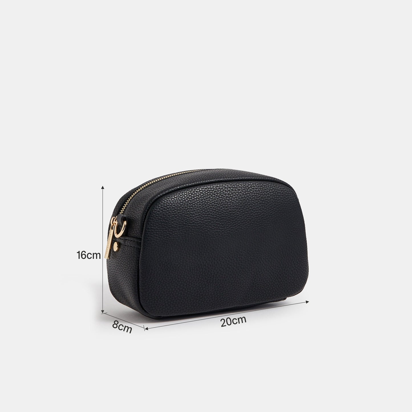 Black Webbing Strap Small Sling Bag