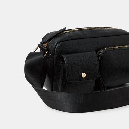 Black Utility Sling Bag