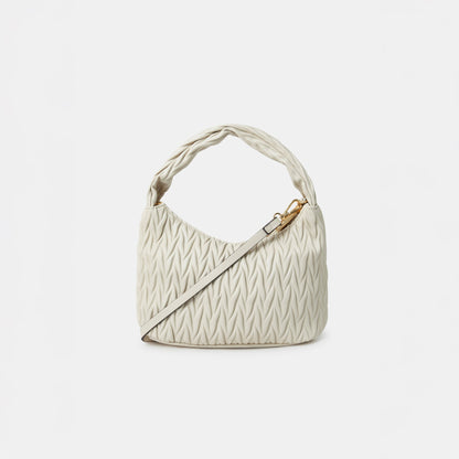 Cream Quilted Handheld