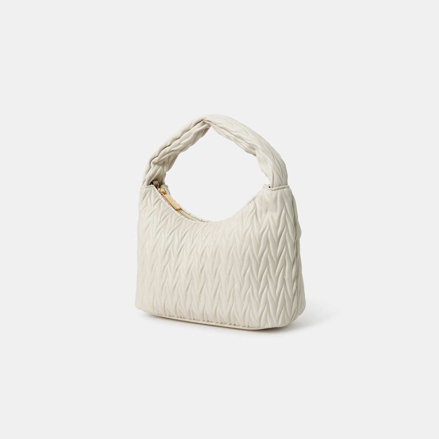 Cream Quilted Handheld