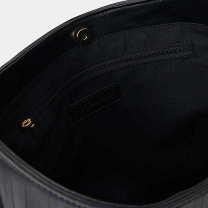 Black Fringe Shoulder Bag