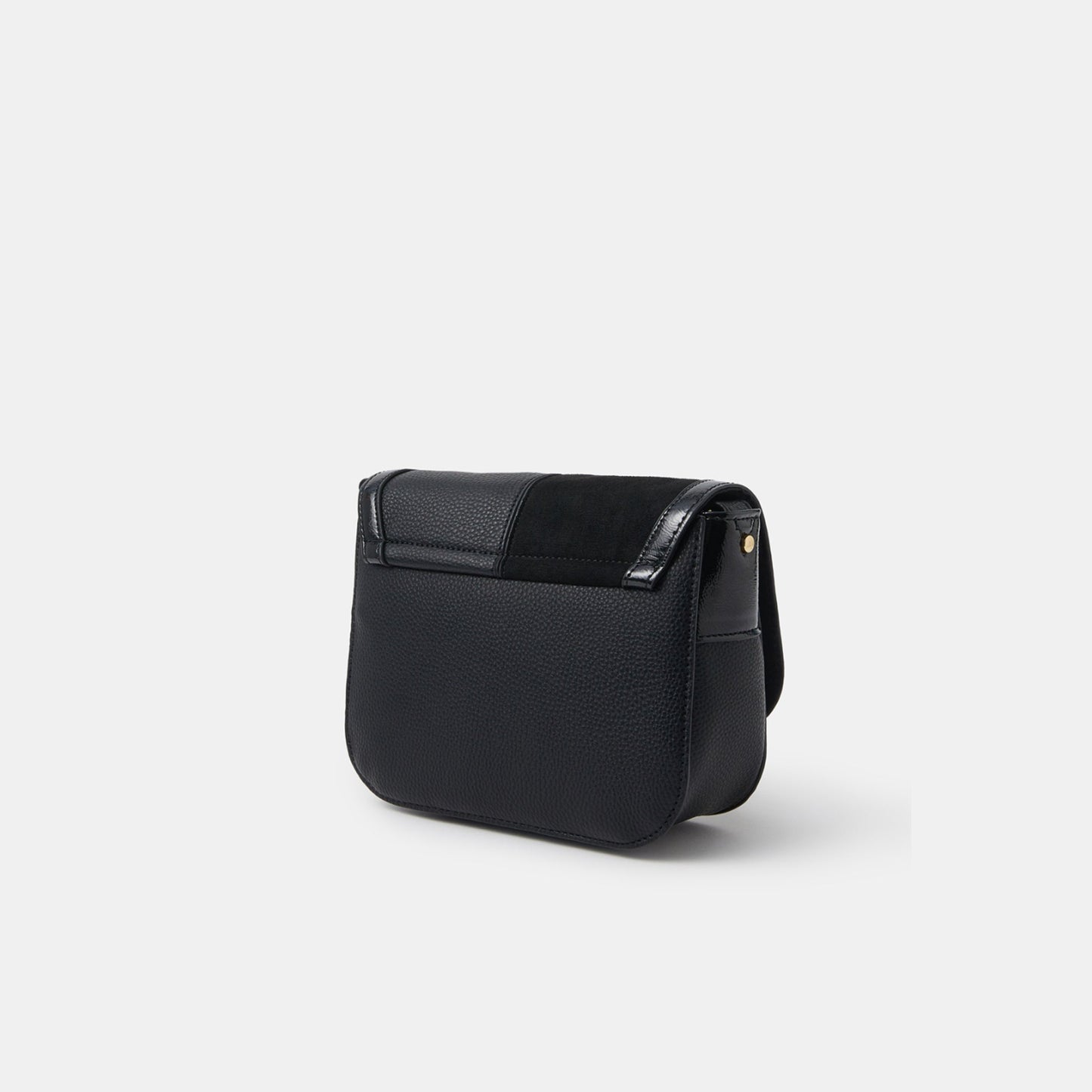 Black Heart Patch Sling Bag