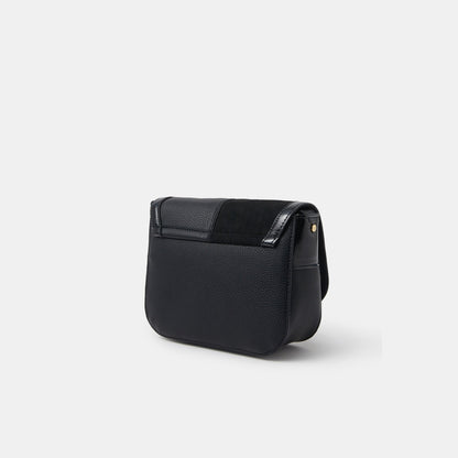 Black Heart Patch Sling Bag