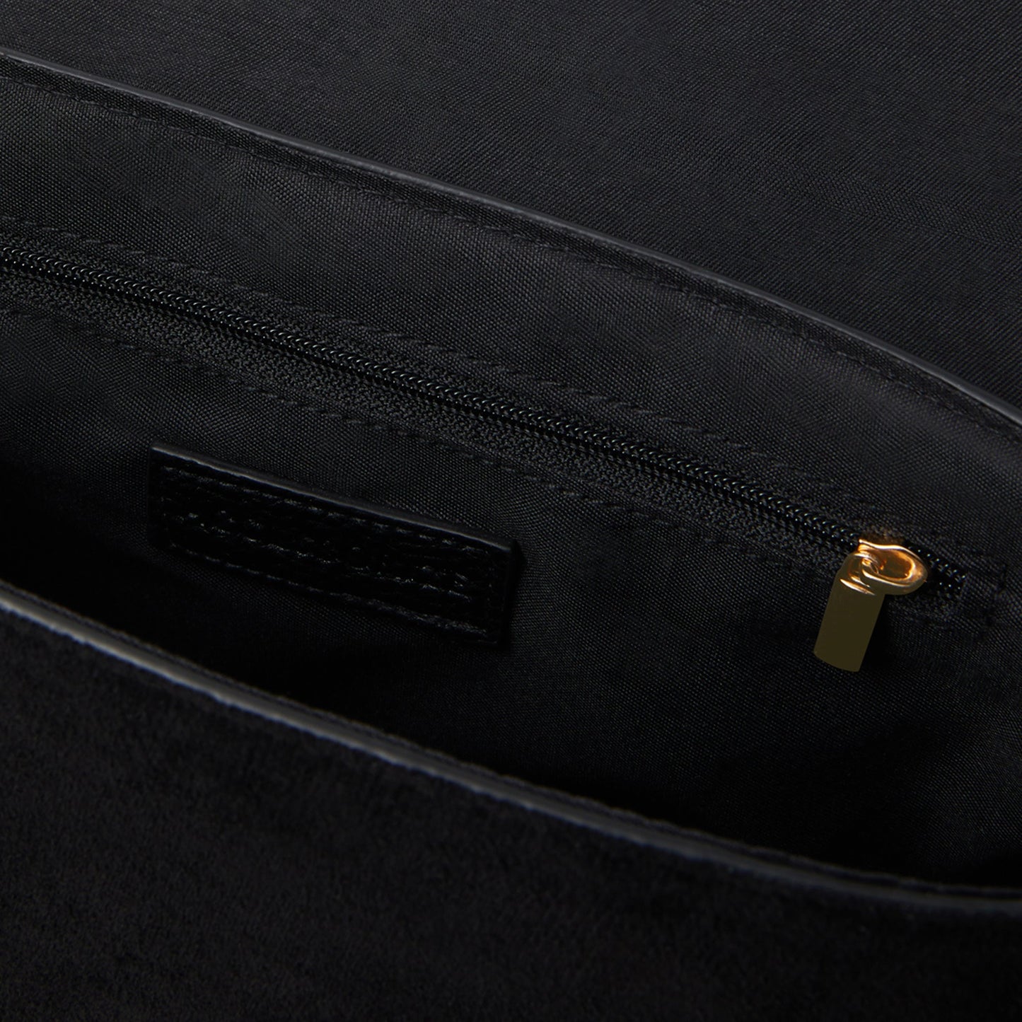 Black Heart Patch Sling Bag
