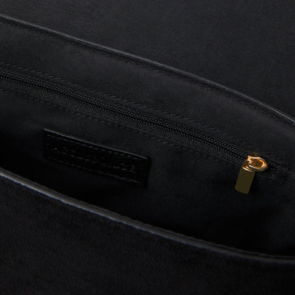 Black Heart Patch Sling Bag