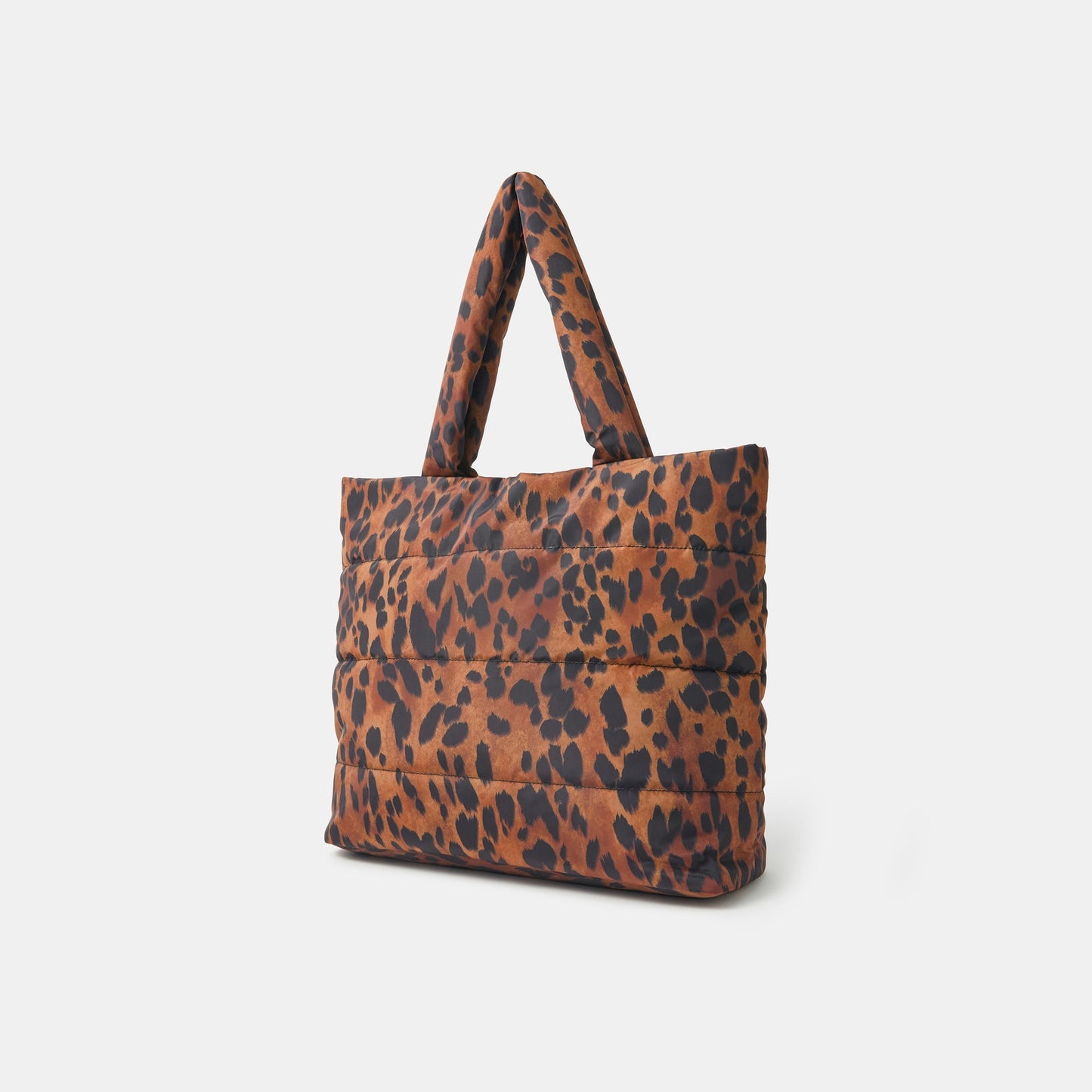 Animal Print Quilted Shopper Bag