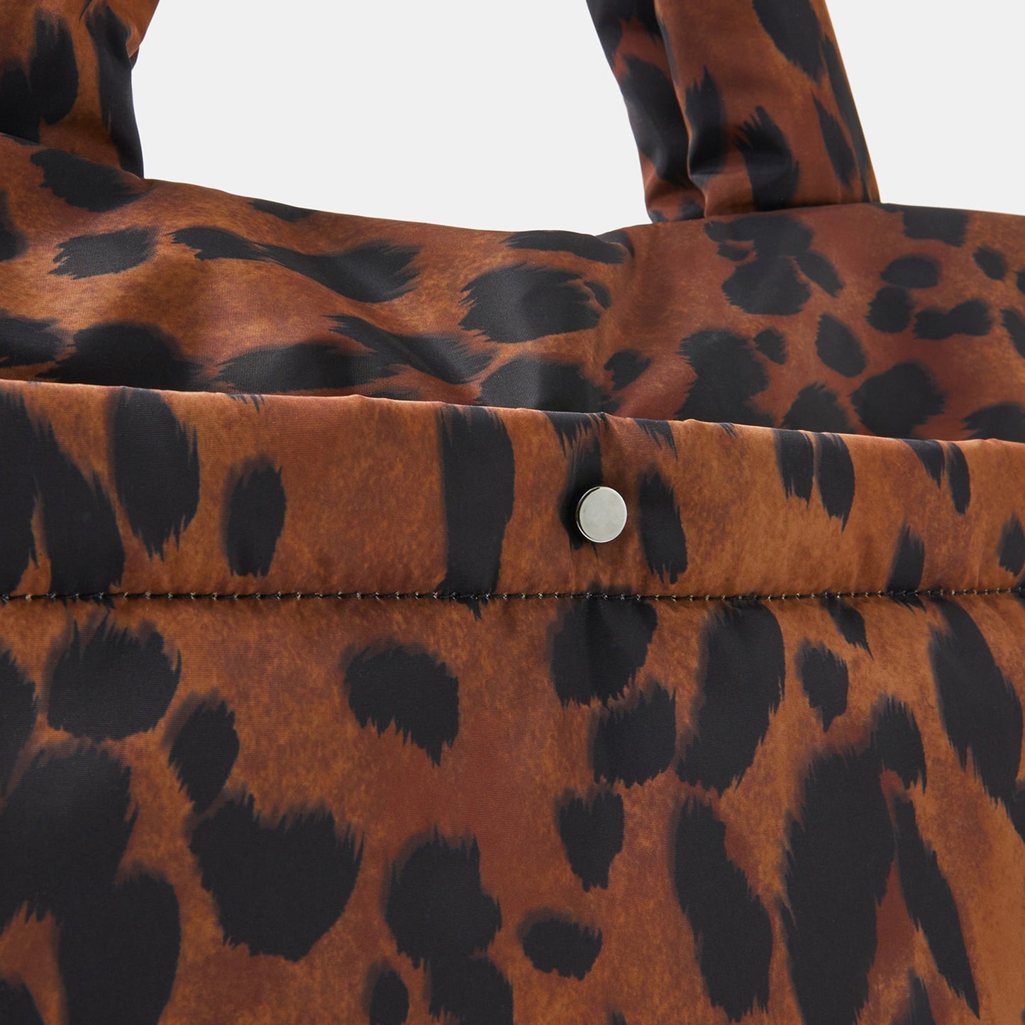 Animal Print Quilted Shopper Bag