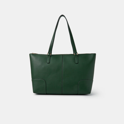 Green Plain Tote Bag Green